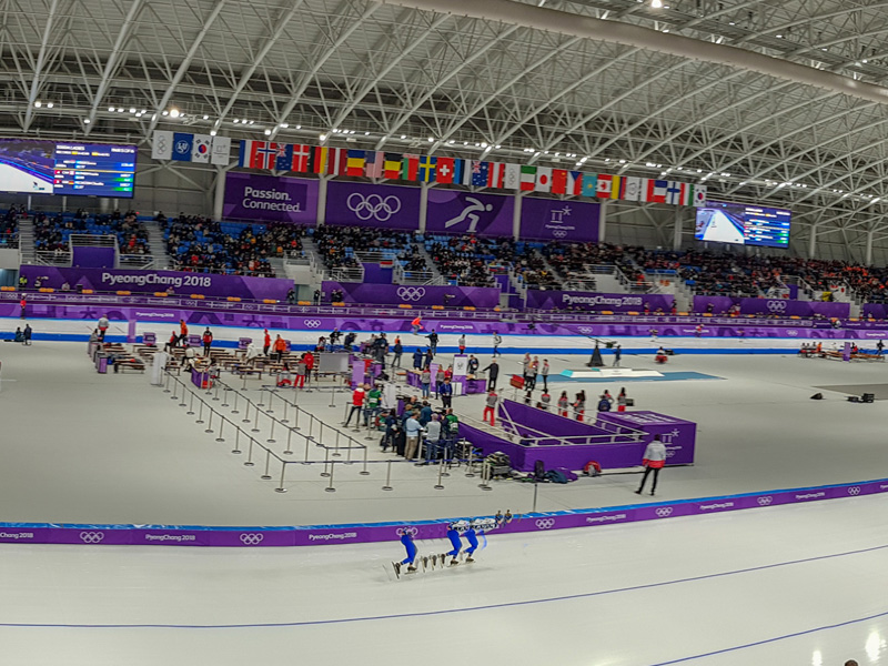 PyeongChang đấm 8 Mùa đông Olympic Băng Arena