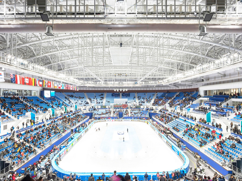 PyeongChang đấm 8 Mùa đông Olympic Băng Arena